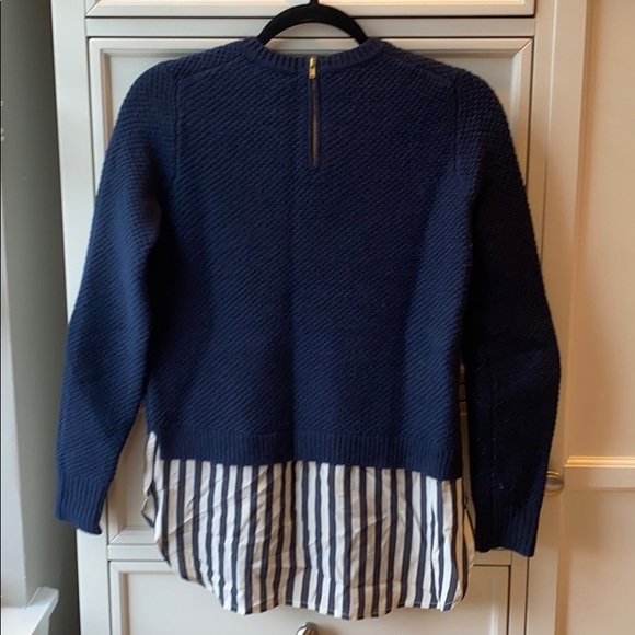 J. Crew Lambswool Shirttail Sweater - Picture 4 of 5